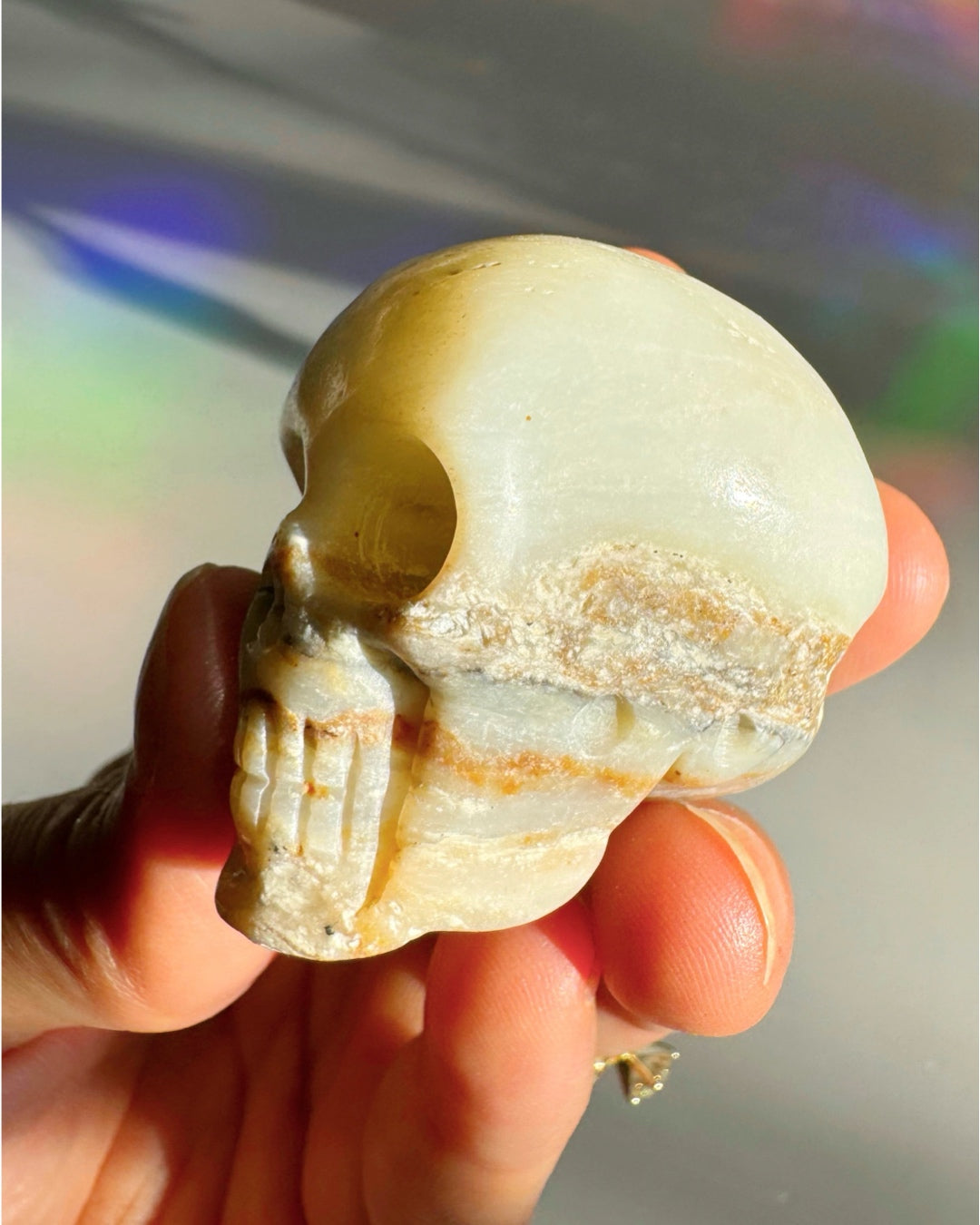 Peruvian Opal Skull