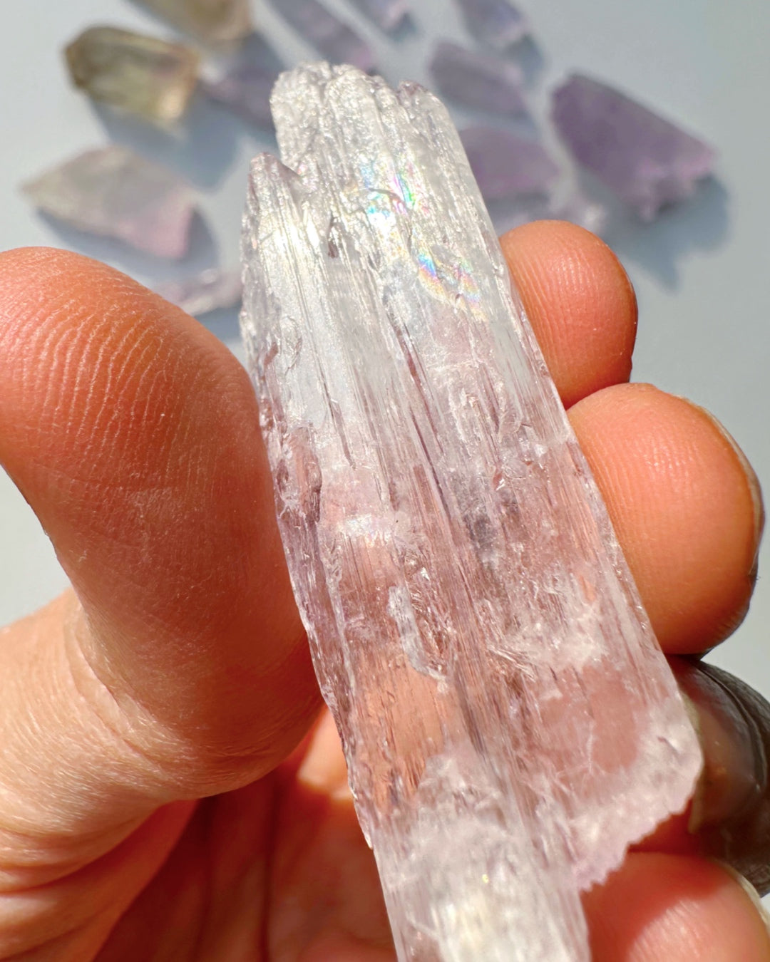 Raw Kunzite