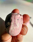 Rhodonite Skull