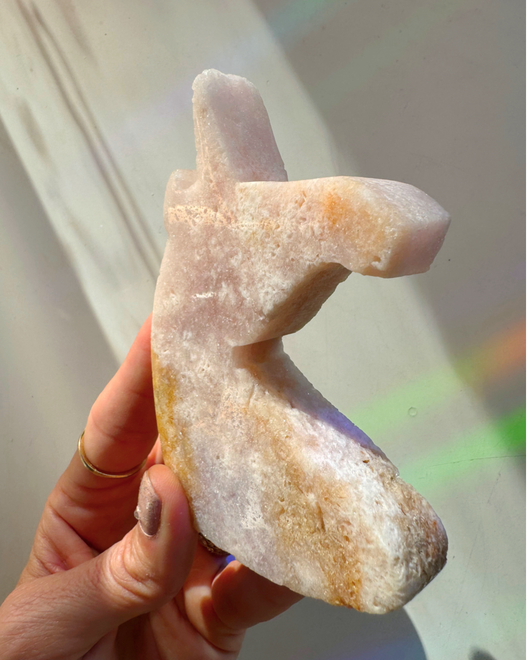 Pink Amethyst Unicorn - Baltic Mermaid