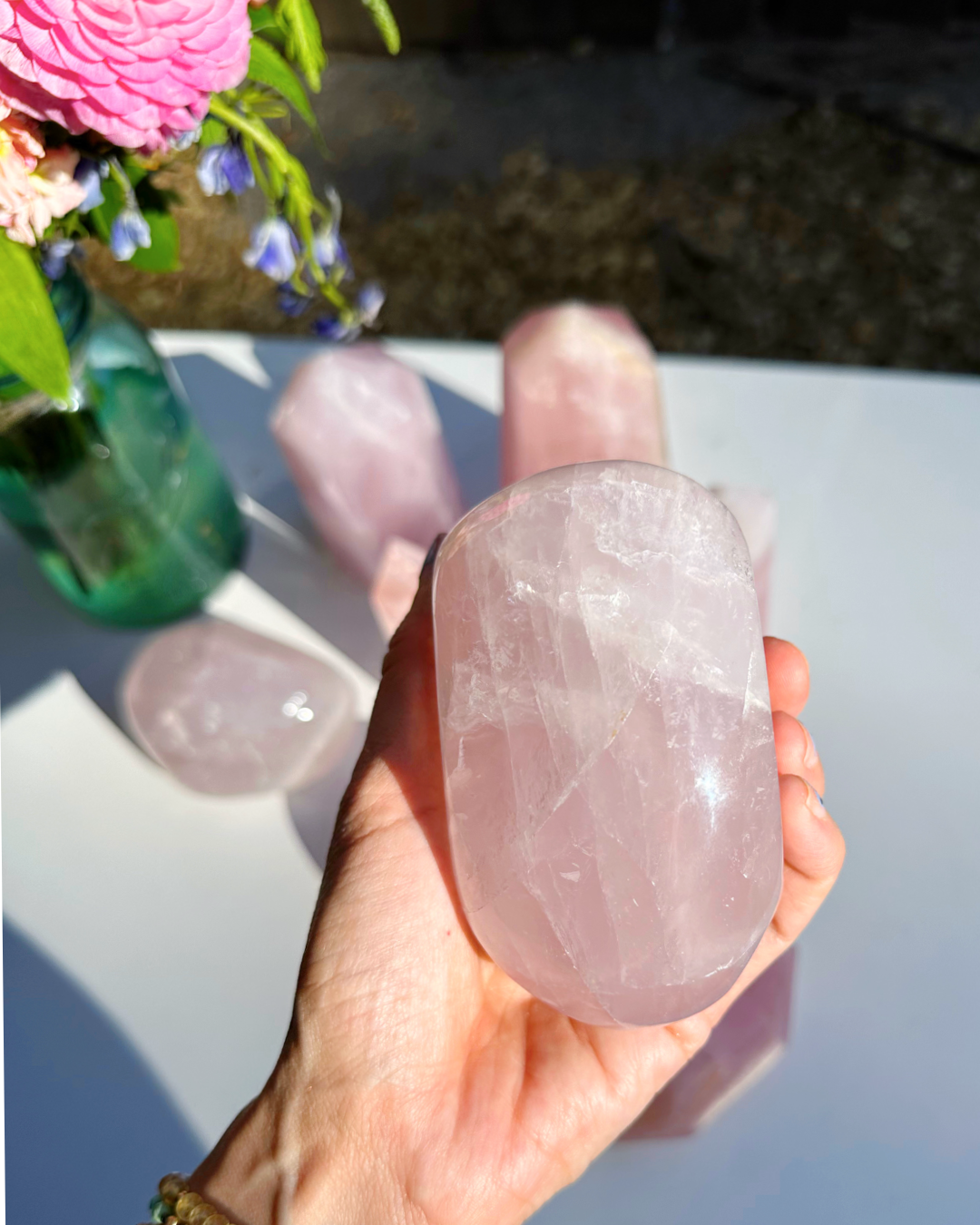 Rose Quartz Freeform - A - Baltic Mermaid