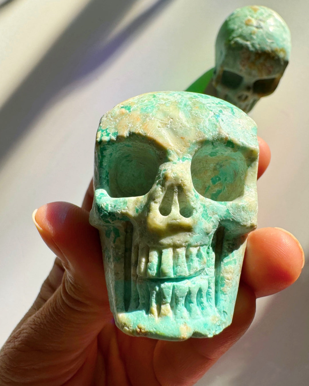 Peruvian Blue Opal Skull - Baltic Mermaid