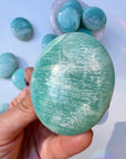 Amazonite Palm Stones