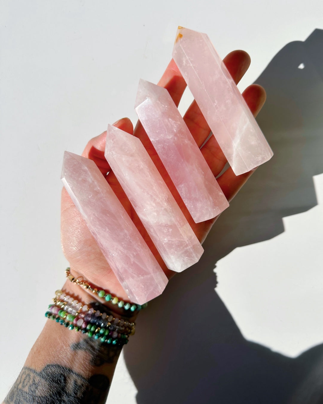 Rose Quartz Towers - Small - Baltic Mermaid