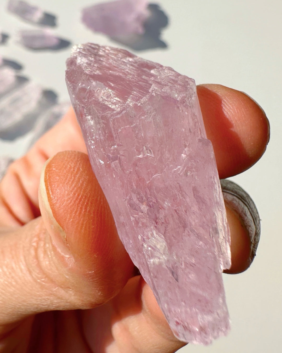 Raw Kunzite