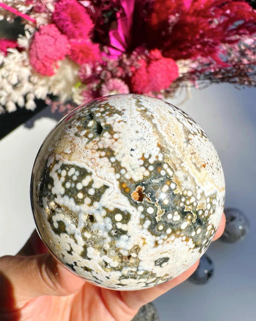 Ocean Jasper Sphere