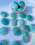 Amazonite Palm Stones