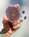 Amethyst Stalactite Slice A