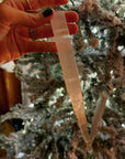 Selenite Icicle Ornaments - Set of 3