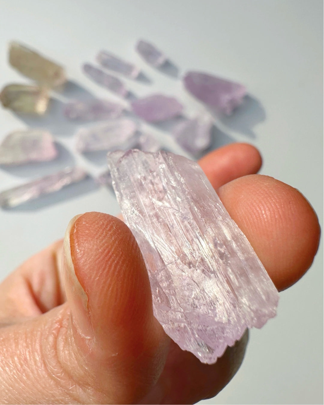 Raw Kunzite