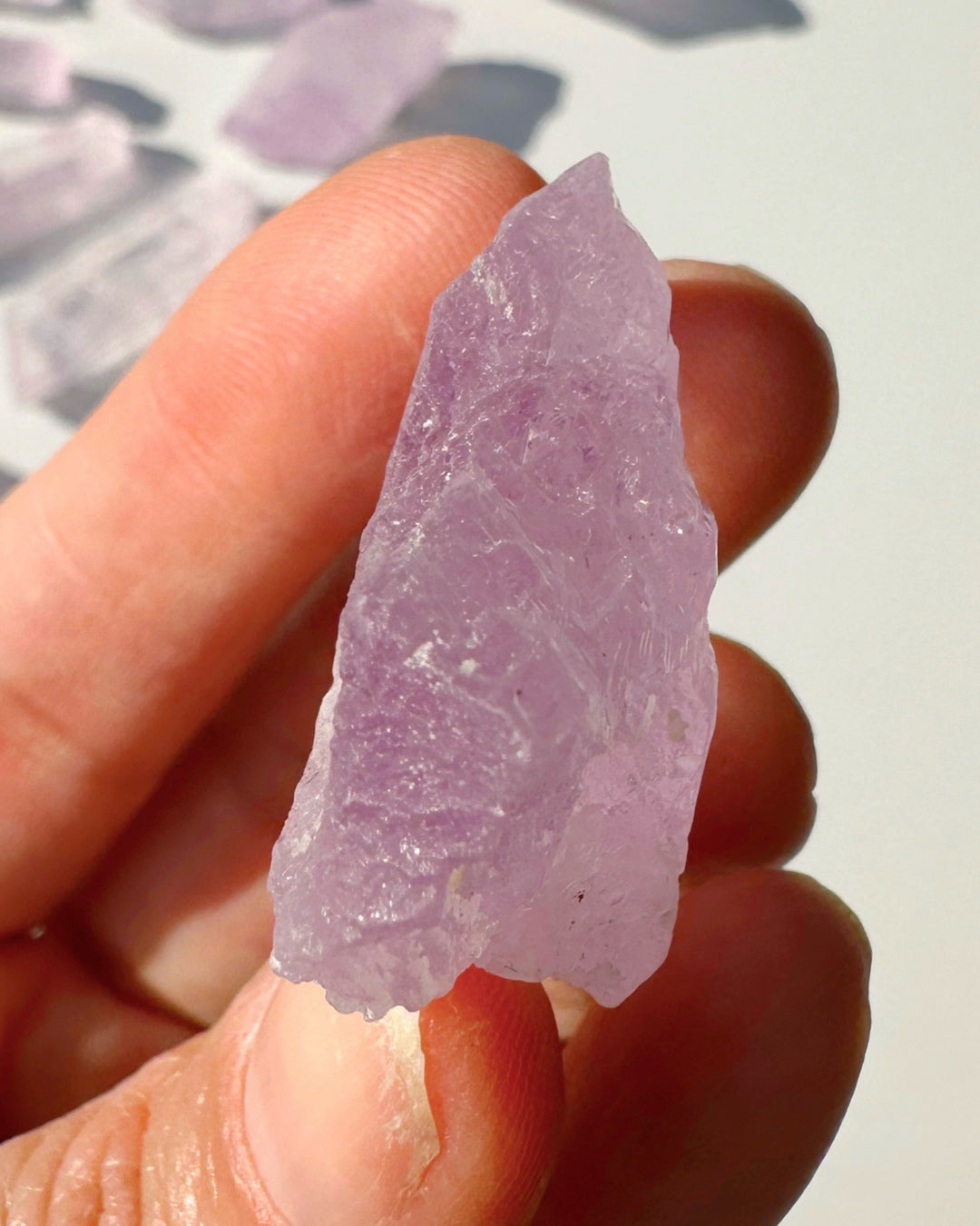 Raw Kunzite