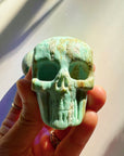 Peruvian Blue Opal Skull