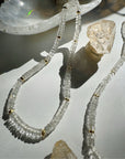 “Rihanna” - White Topaz Gemstone Candy Necklace