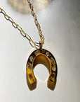 Gold Filled Horseshoe Necklace