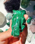 Hand Carved Malachite Lion