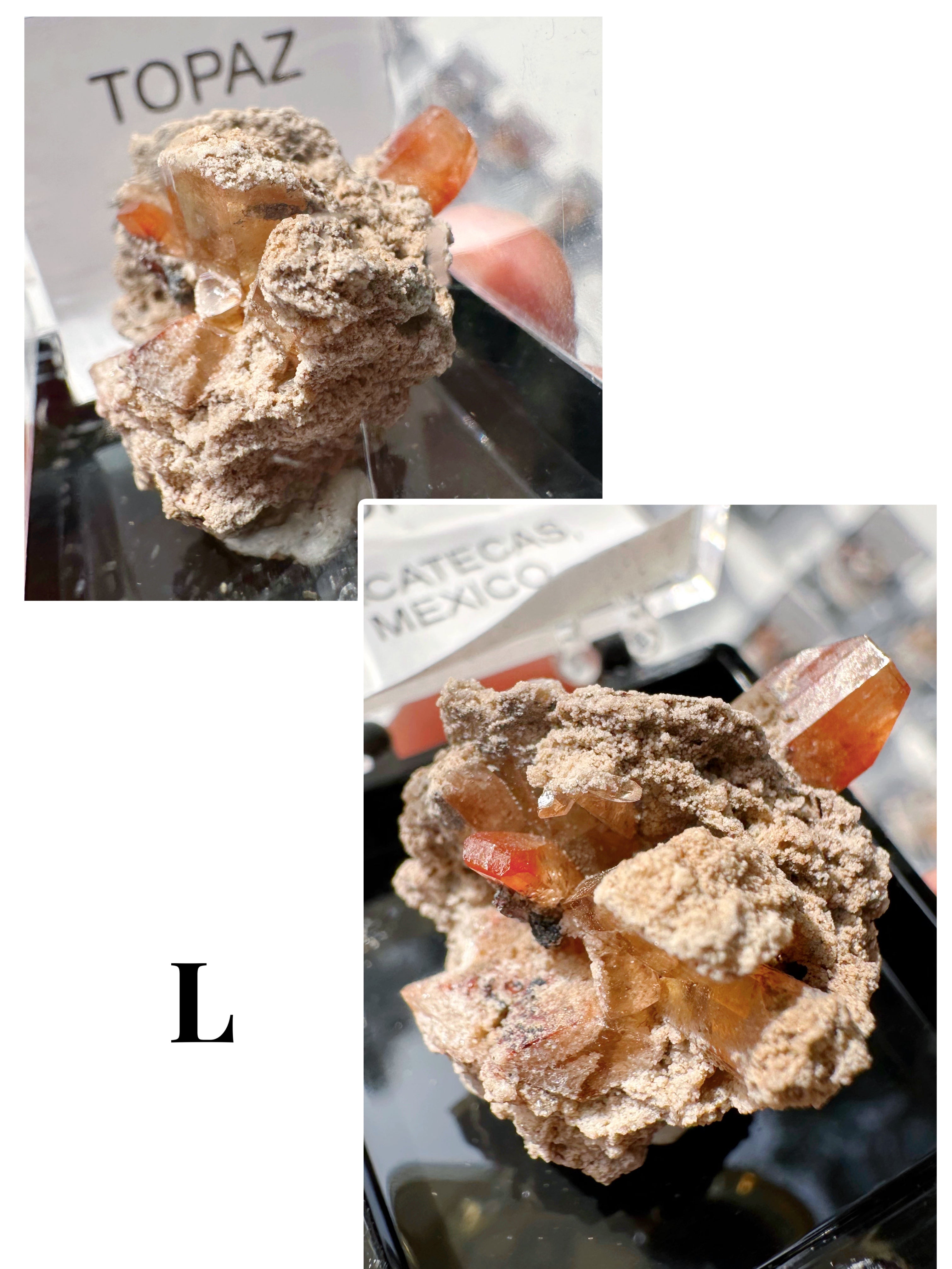 Natural Topaz Thumbnails in a Perky Box - from Zacatecas, Mexico - Baltic Mermaid