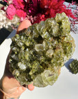 Epidote Quartz Cluster