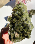 Epidote Quartz Cluster