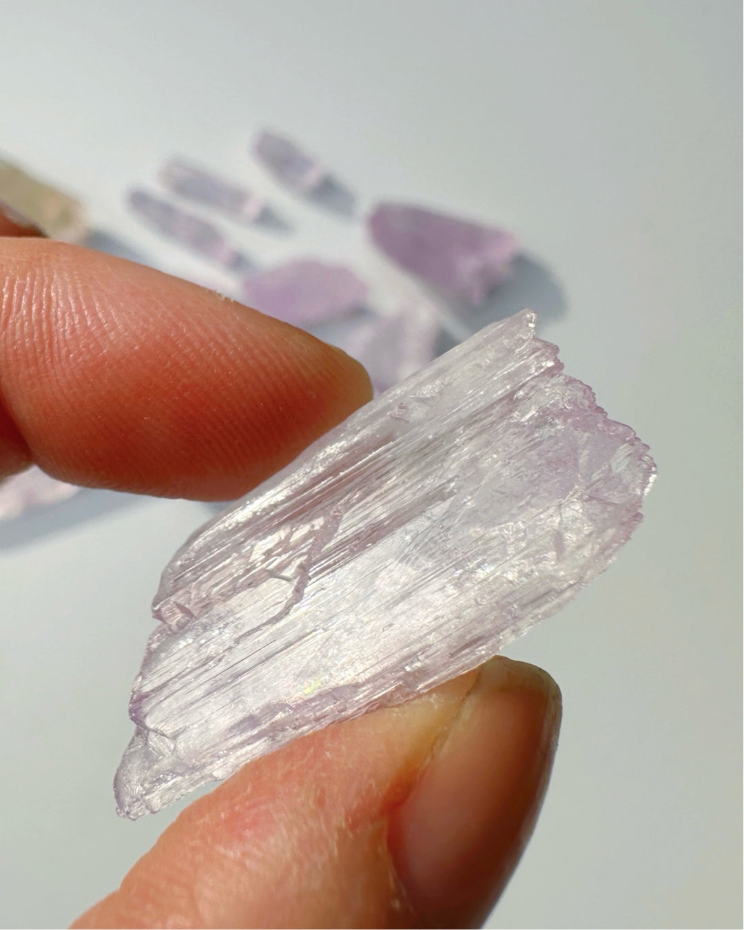 Raw Kunzite