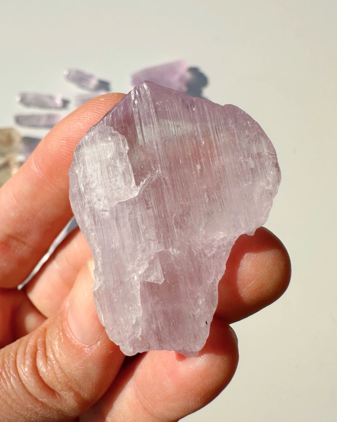 Raw Kunzite