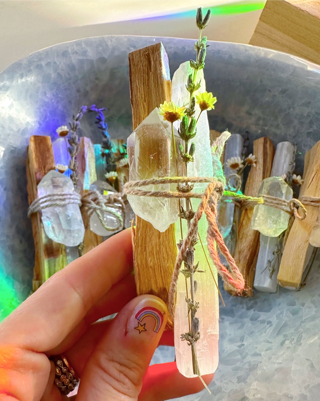 Palo Santo, Quartz &amp; Selenite Bundle