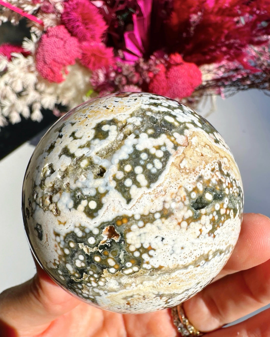 Ocean Jasper Sphere