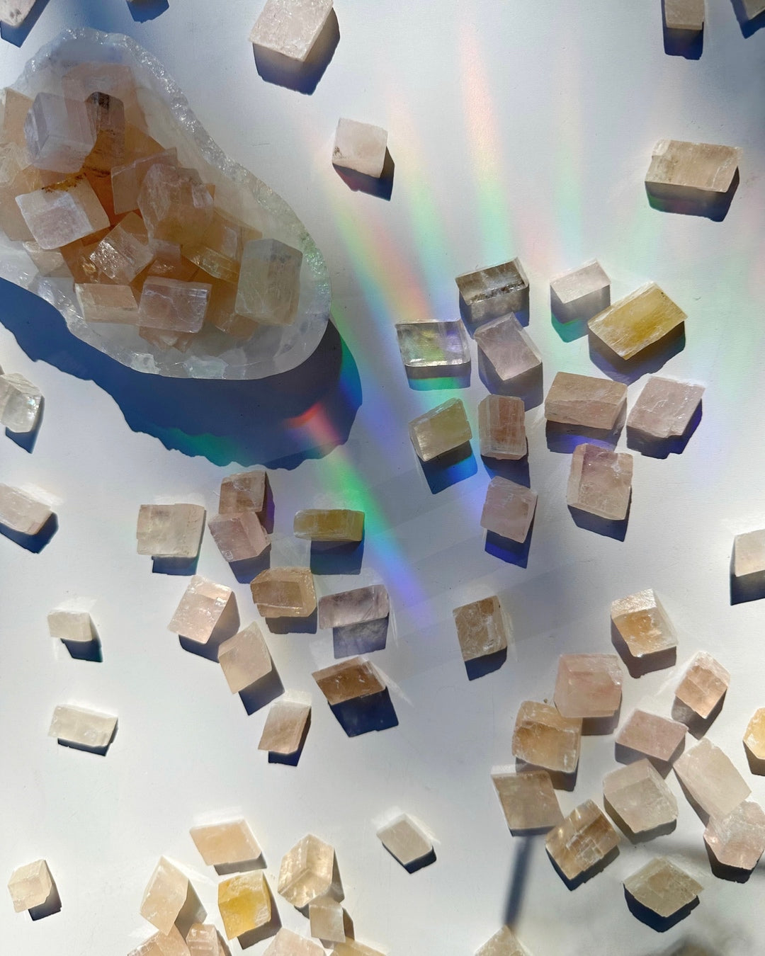 Mini Pink Optical Calcite - Baltic Mermaid