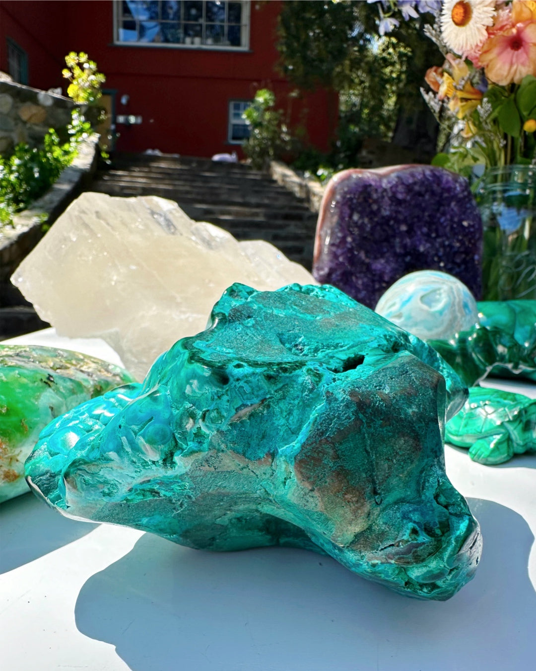 Chrysocolla w/ Malachite - Baltic Mermaid