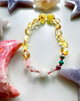 “Wish” Baltic Amber & Gemstone Bracelet