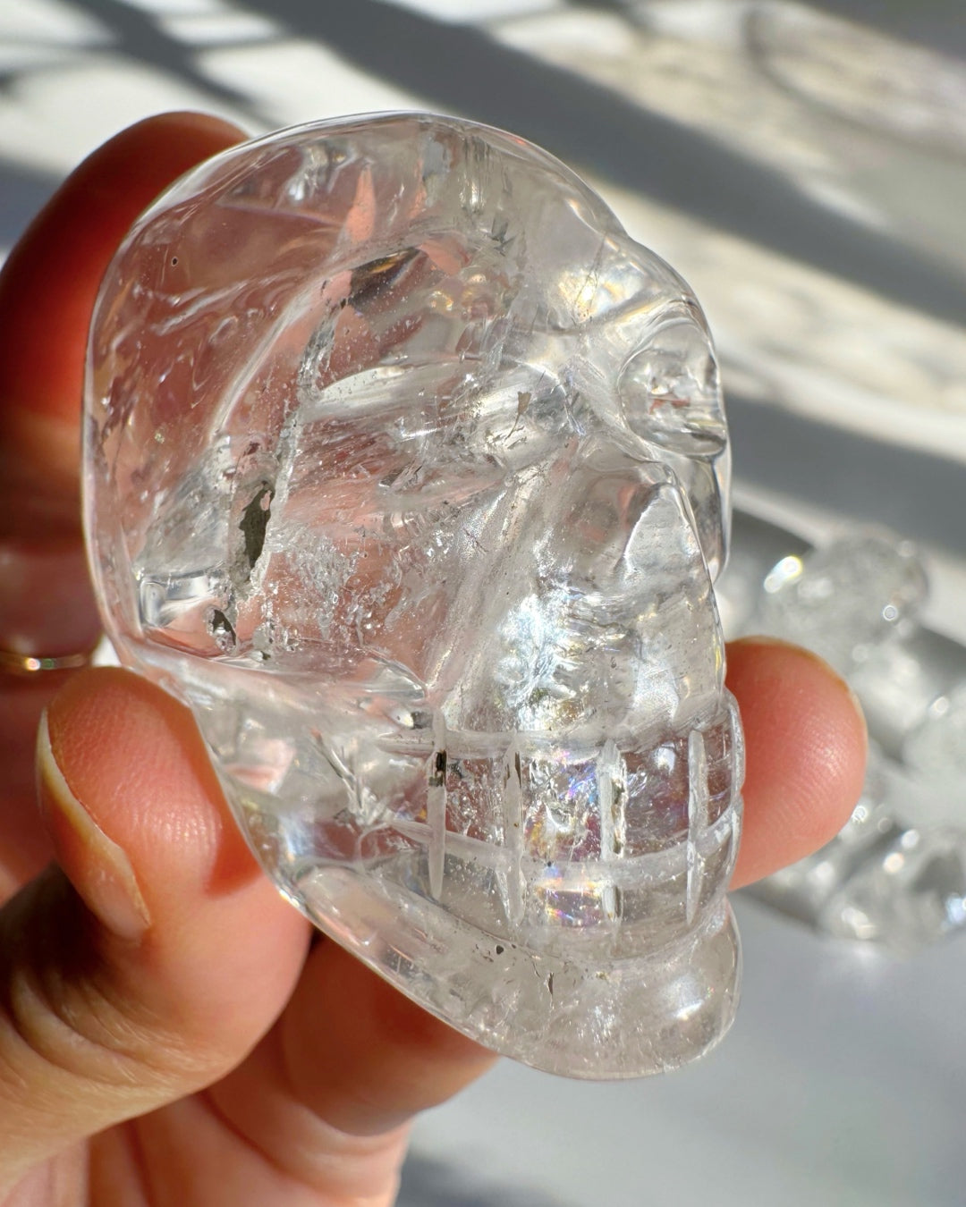 Clear Quartz Skull - Baltic Mermaid
