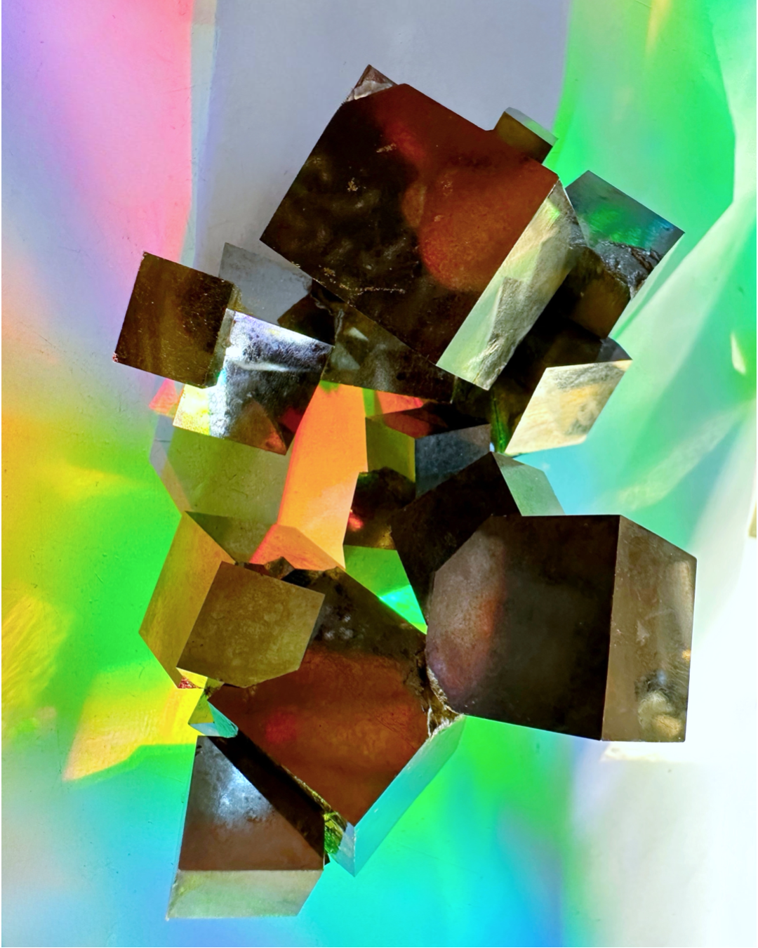 Pyrite Cube Cluster - AAA - Baltic Mermaid