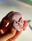 Rhodonite Skull