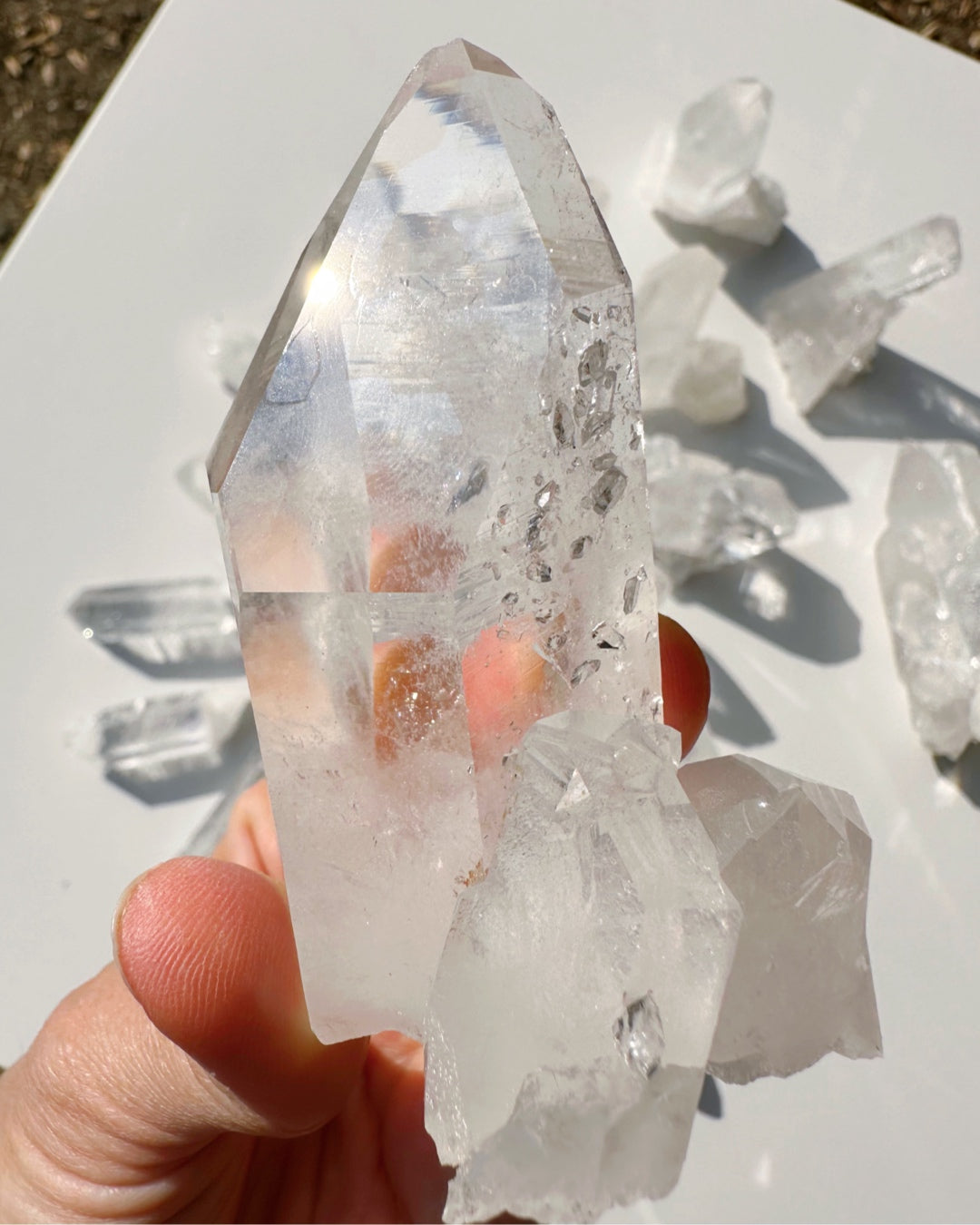 Arkansas Quartz Point A - Super Clear