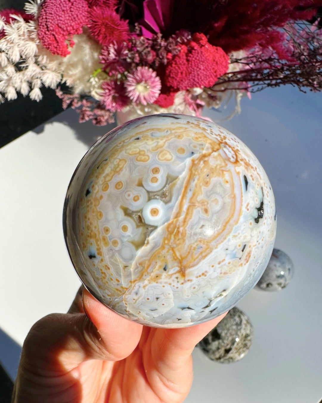 Ocean Jasper Sphere