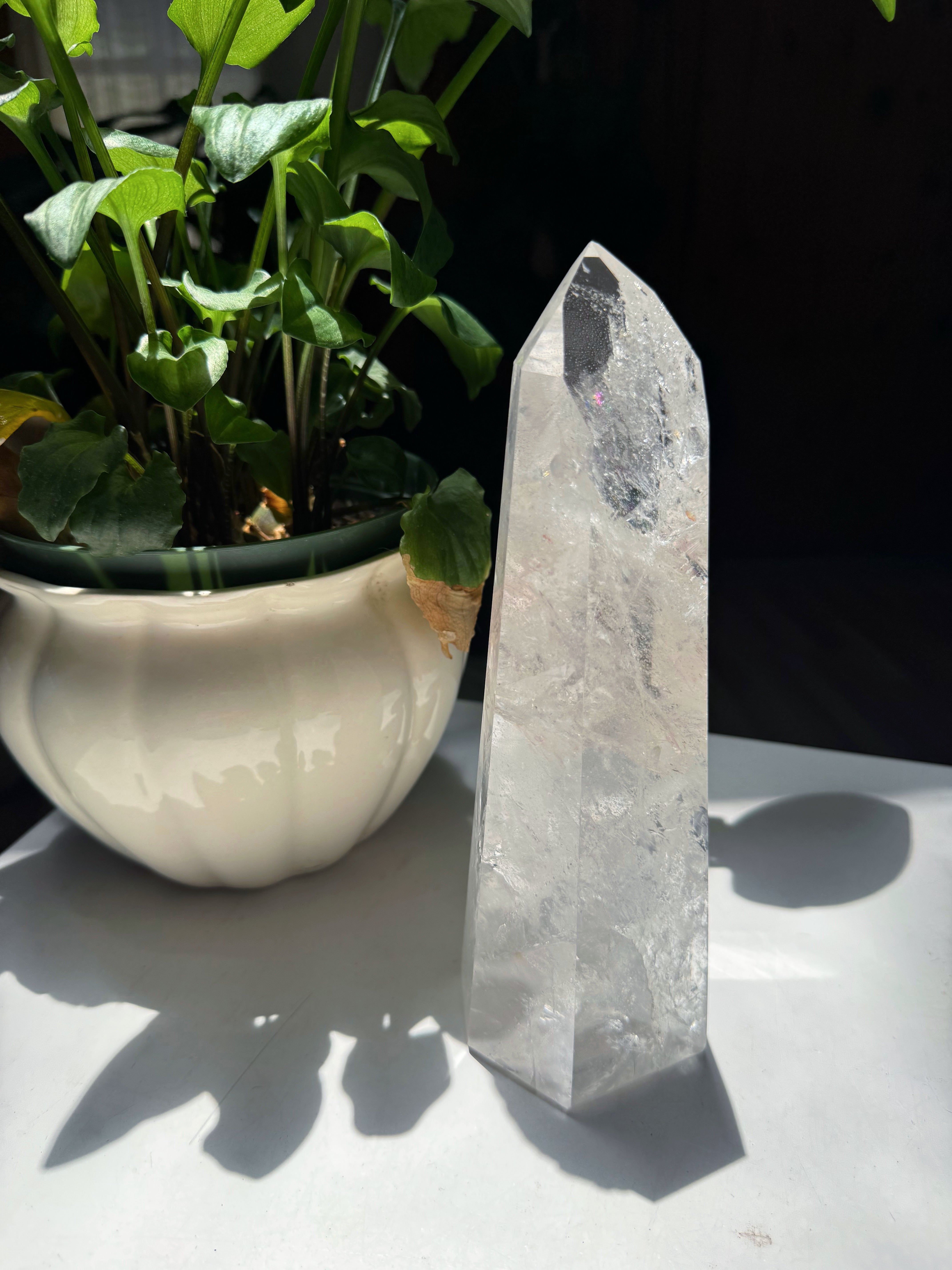 Large Clear Quartz Tower from Brazil - AA Baltic Mermaid