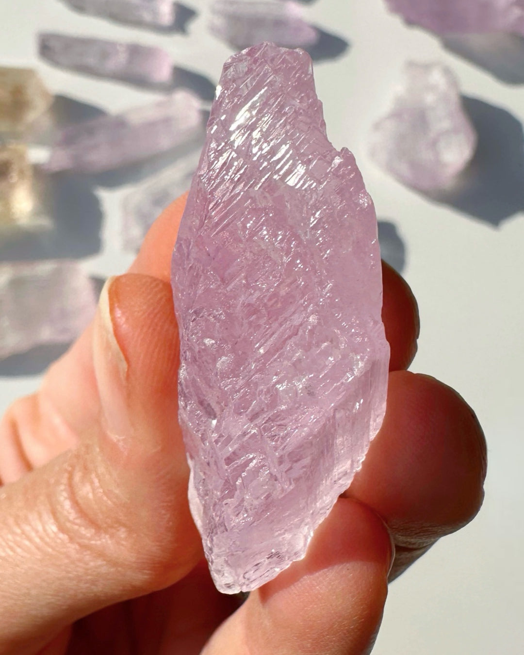 Raw Kunzite