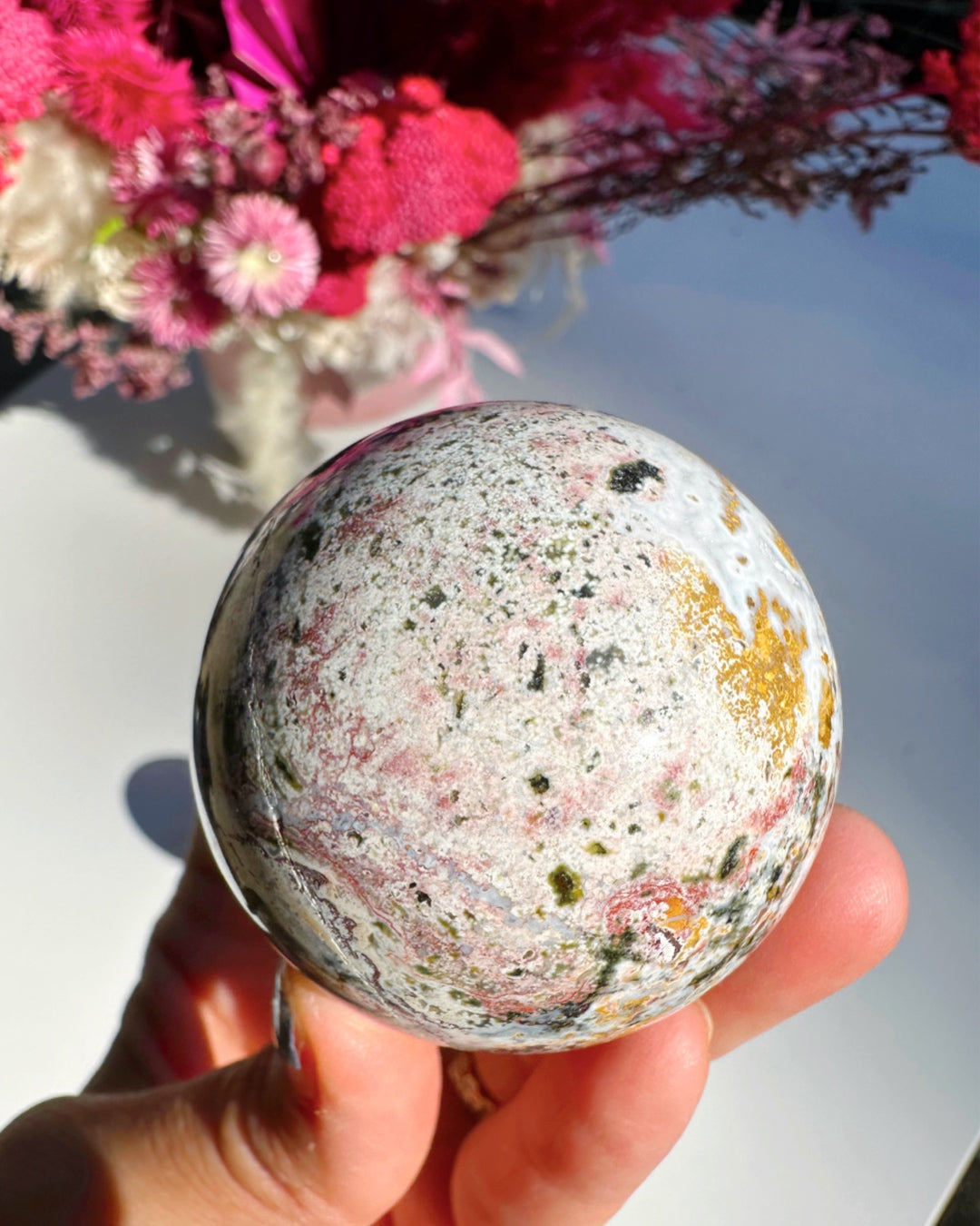 Ocean Jasper Sphere