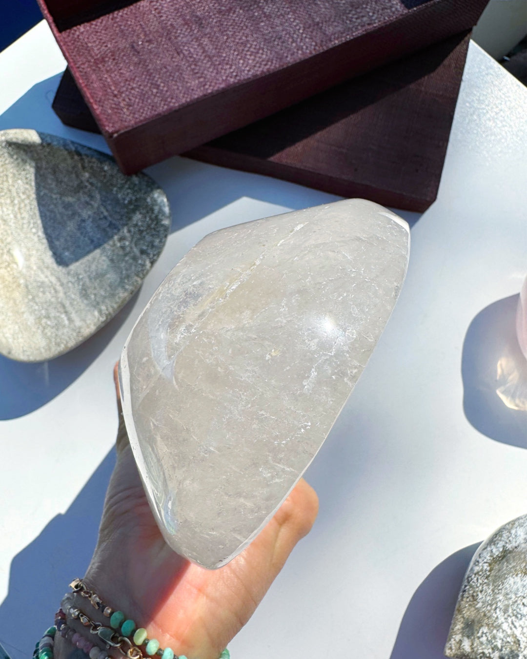 Light Smoky Quartz Dish