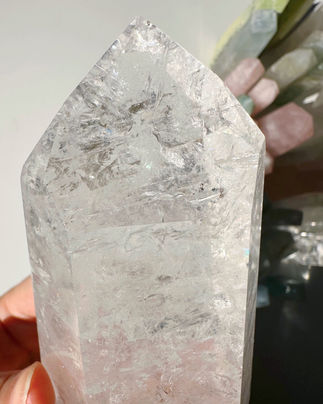 Clear Quartz Tower