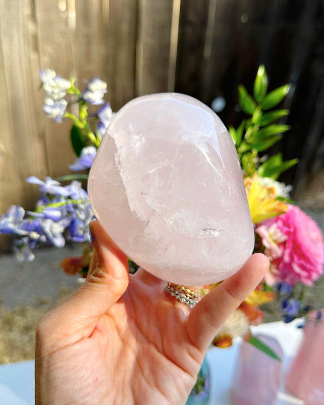 Rose Quartz Freeform - C