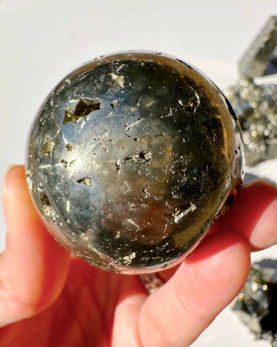 Pyrite Sphere - Baltic Mermaid