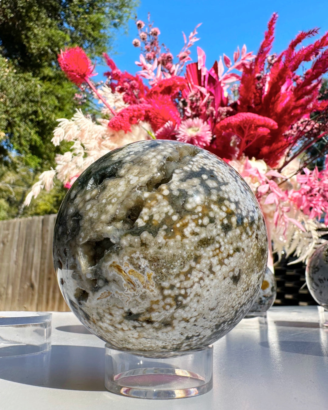 Ocean Jasper Sphere