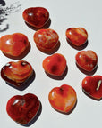 Carnelian Agate Hearts