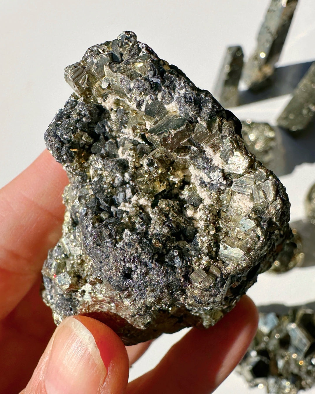 Pyrite Cluster - Baltic Mermaid
