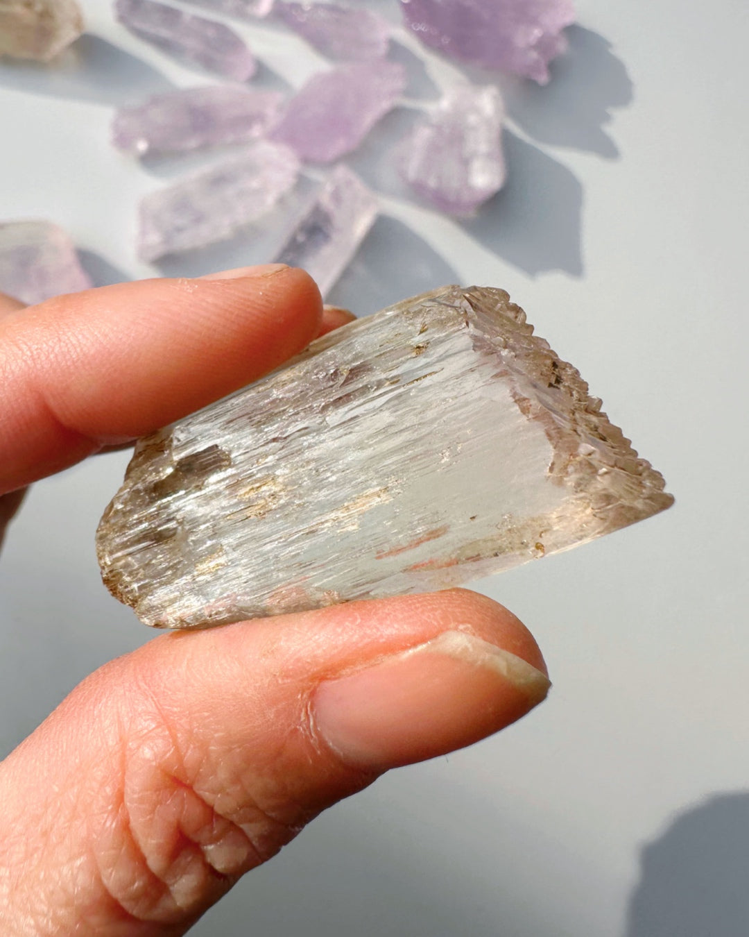 Raw Kunzite