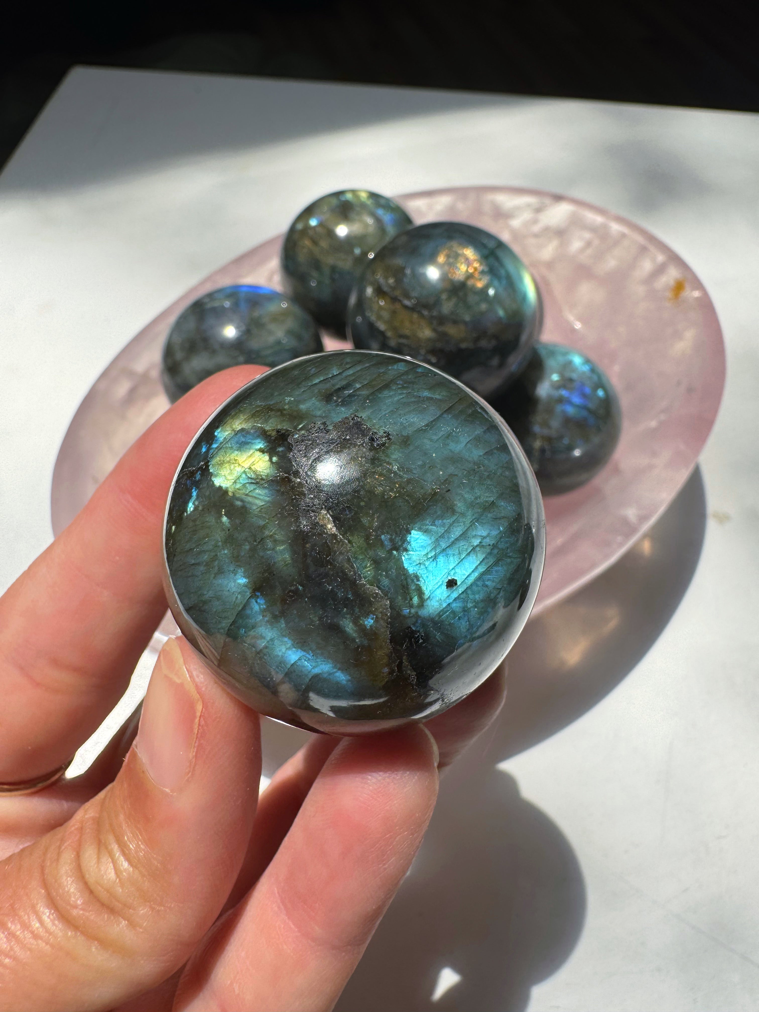 Labradorite Spheres Baltic Mermaid