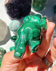 Hand Carved Malachite Lion