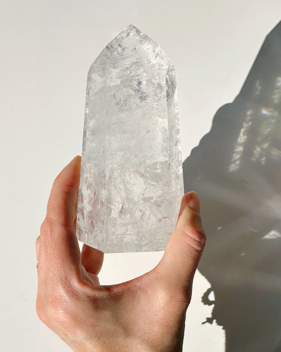 Clear Quartz Tower - Baltic Mermaid