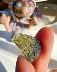 Chlum Moldavite w/ Rainbow 