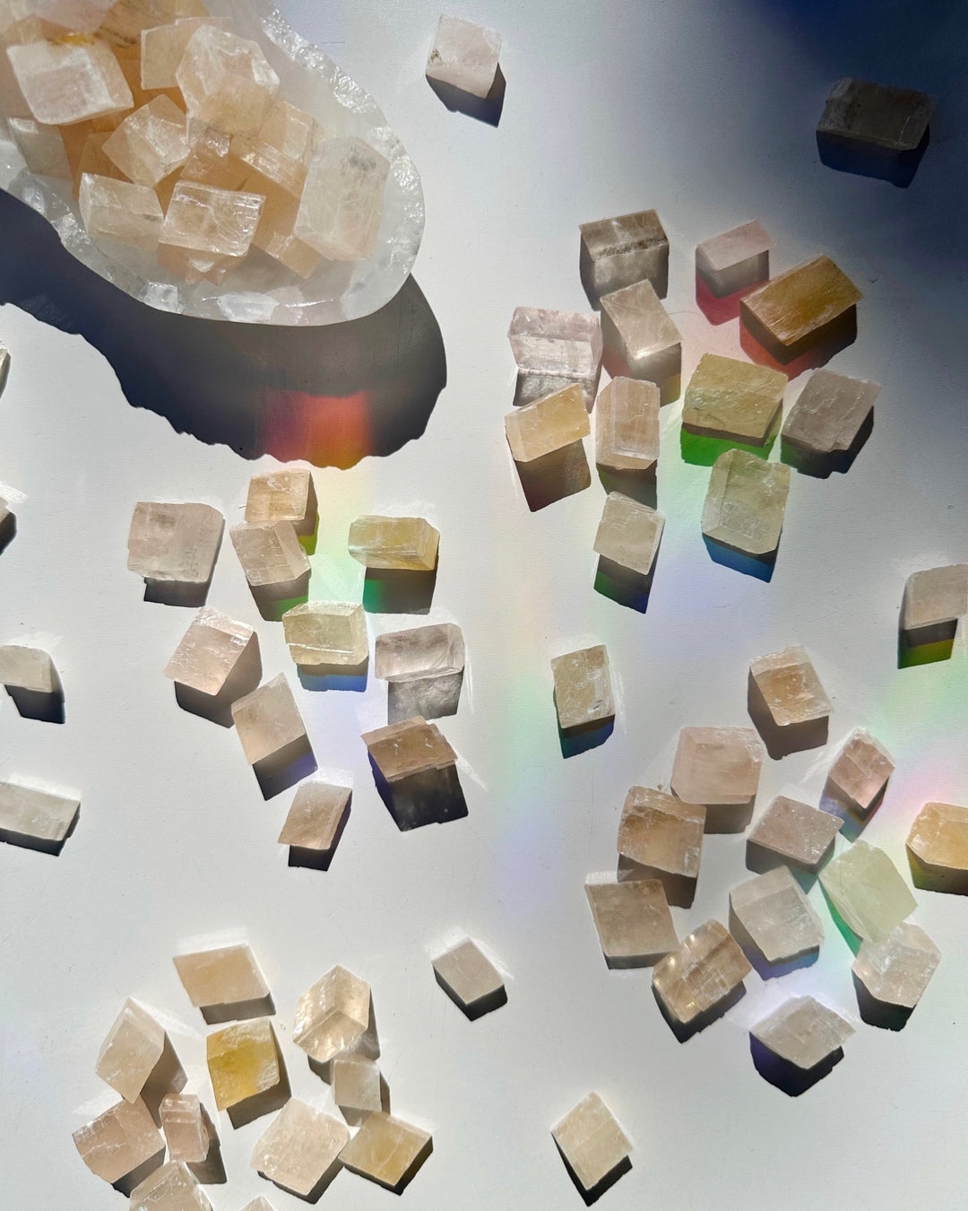 Mini Pink Optical Calcite - Baltic Mermaid